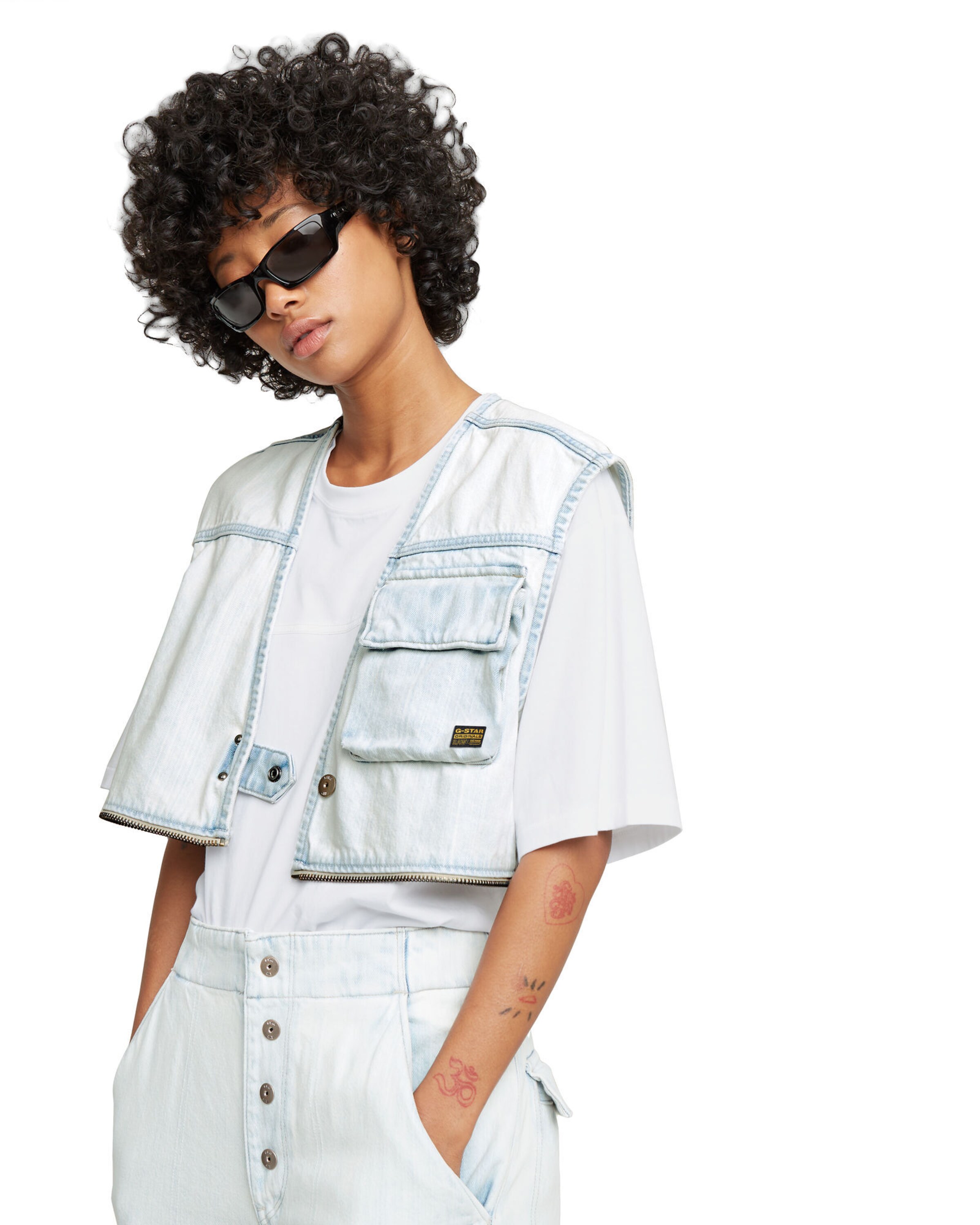 G-STAR Bodywarmer in Blauw