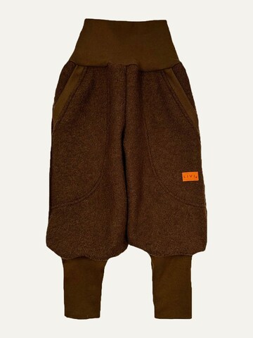 LiVi BERLIN Loosefit Hose 'JOGGER WALK BROWN' in Braun: Vorderseite