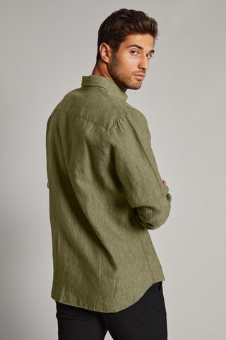 Matinique Regular fit Overhemd 'Marc' in Groen