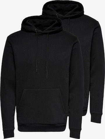 Only & Sons Sweatshirt 'Ceres' in Schwarz: Vorderseite
