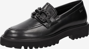 Chaussure basse SIOUX en noir : devant