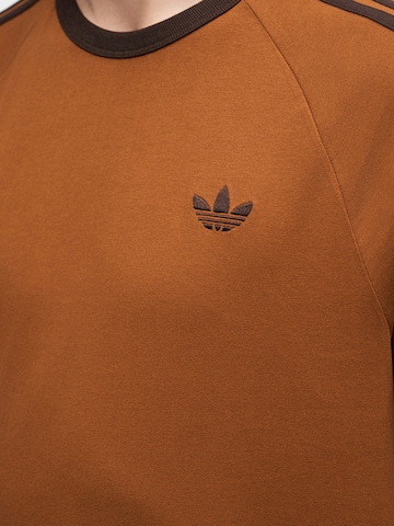 ADIDAS ORIGINALS Koszulka '3-STRIPES' w kolorze brązowy