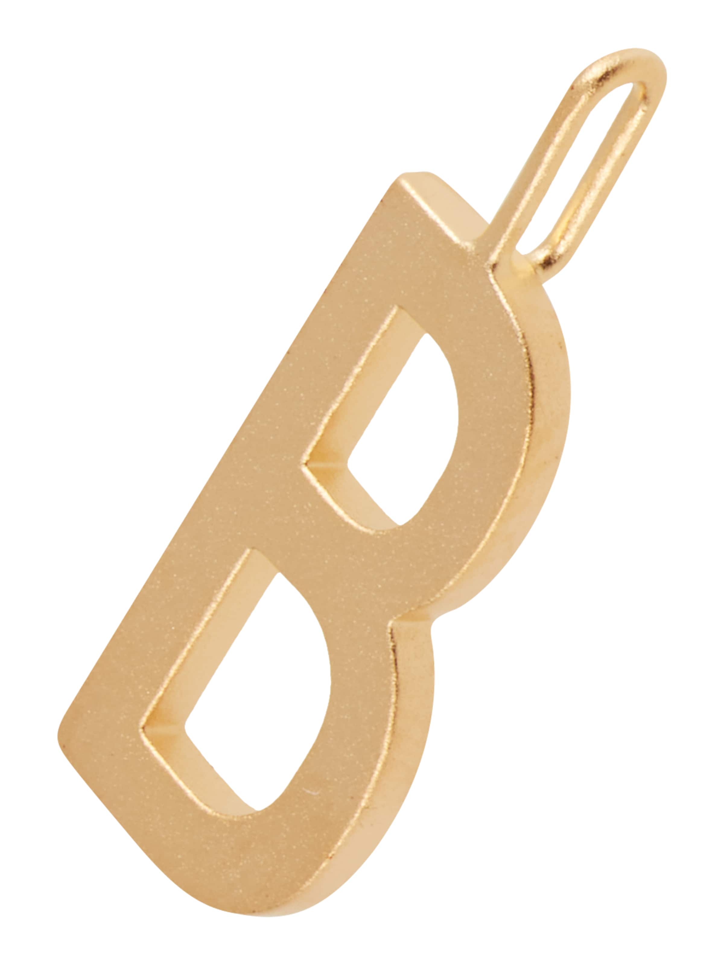 Design Letters Berlock i guld: framsida