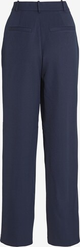 VILA - Perna larga Calças com pregas 'VIGA' em azul