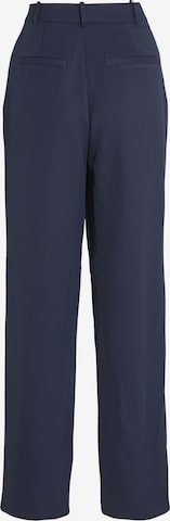 VILA - Perna larga Calças com pregas 'VIGA' em azul