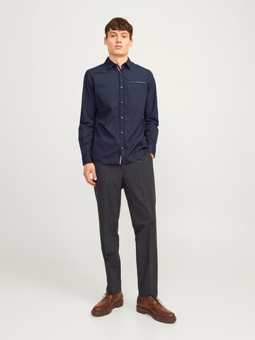 JACK & JONES Slim fit Srajca 'Remy' | modra barva