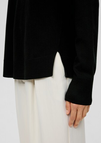 s.Oliver BLACK LABEL Sweater in Black