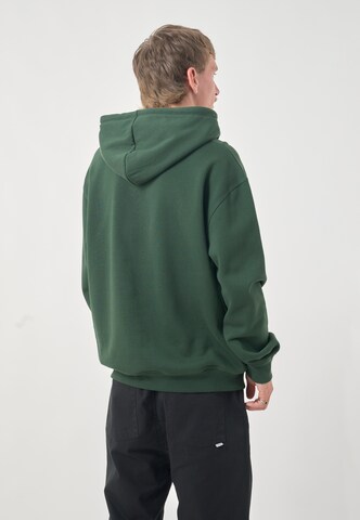Cleptomanicx Sweatshirt 'Classic Hooded Starring' in Green