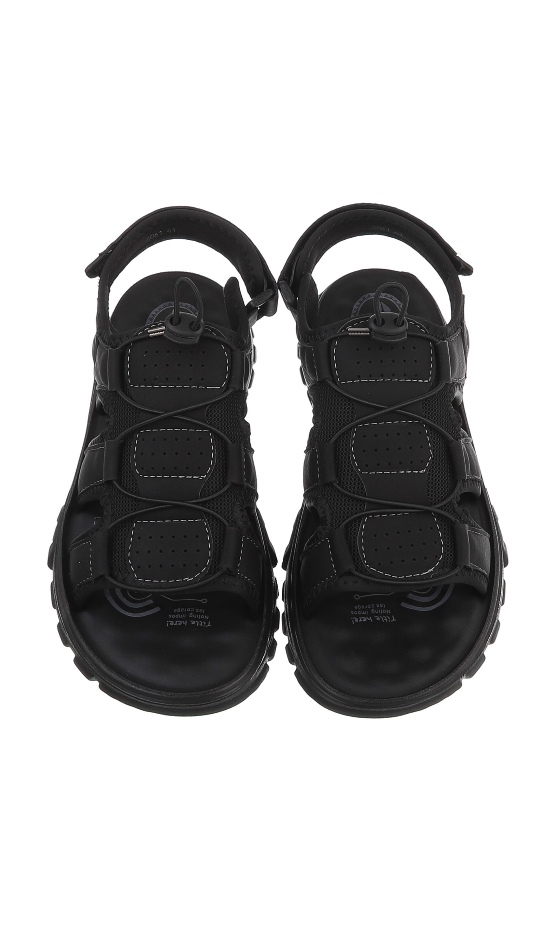CoolWalk Sandals in Black