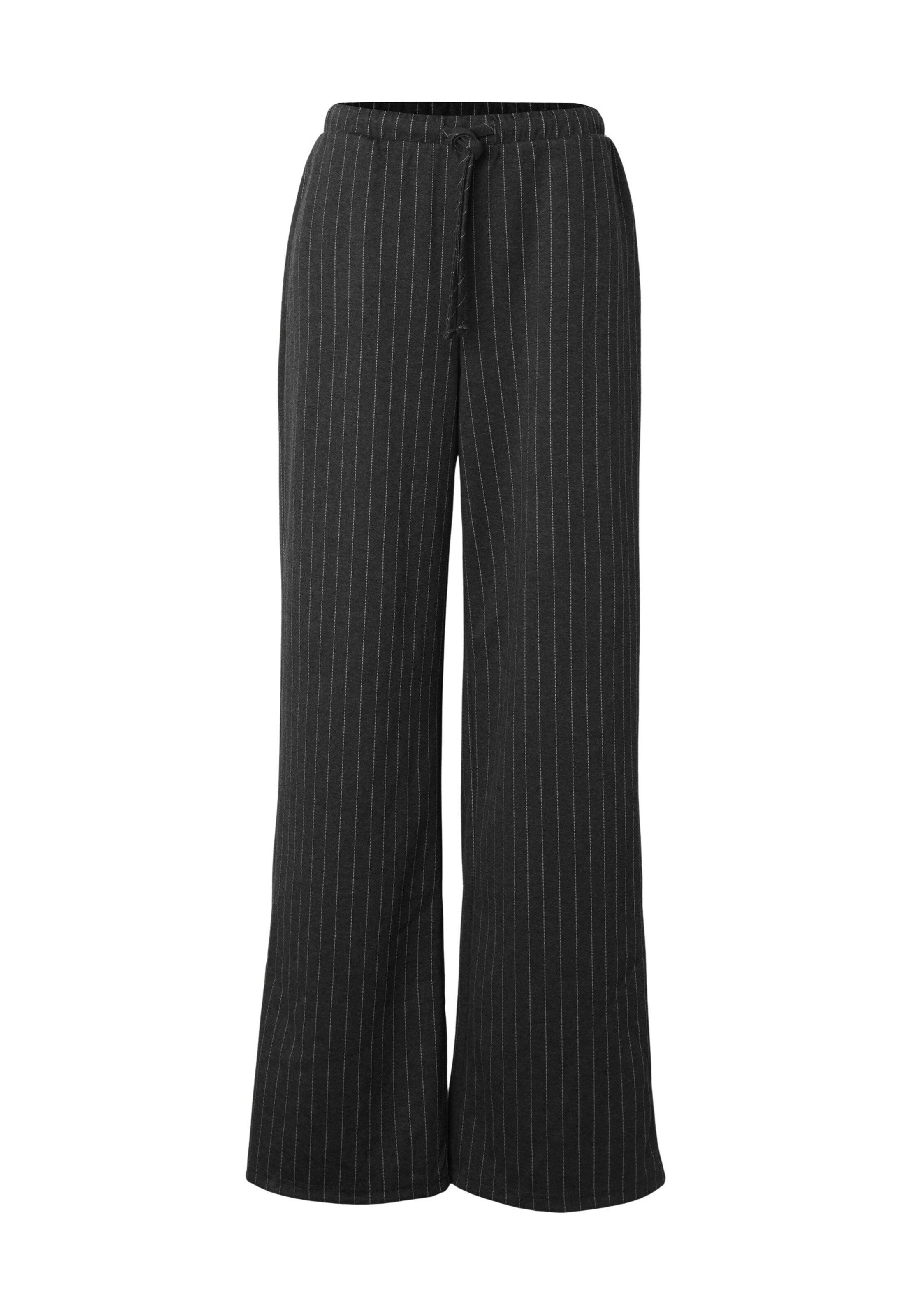 Wide Leg Pantalon 'NMMiel' Noisy may en gris : devant