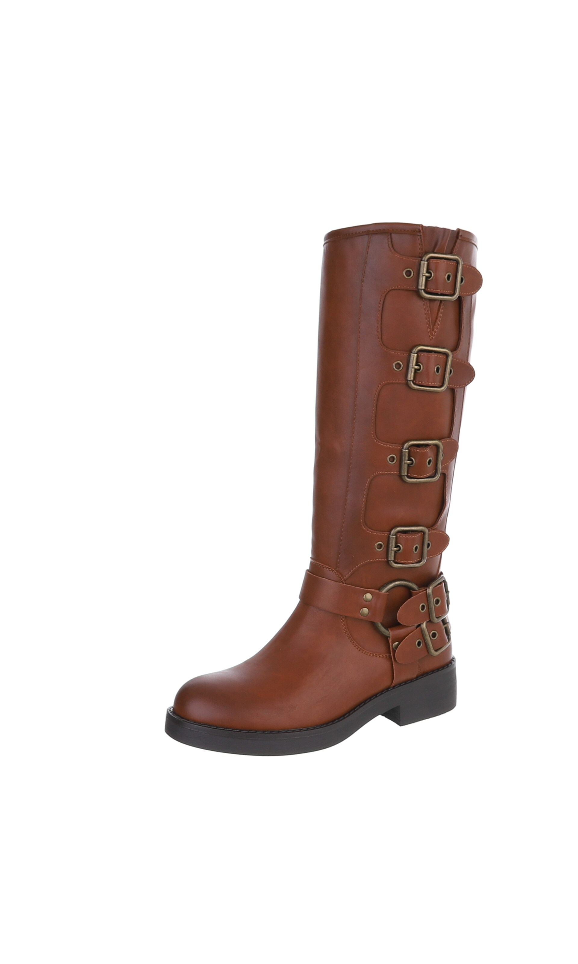 Ital-Design Stiefel in Braun: Vorderseite