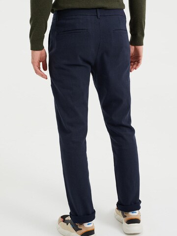 WE Fashion Slim fit Chino trousers in Blue