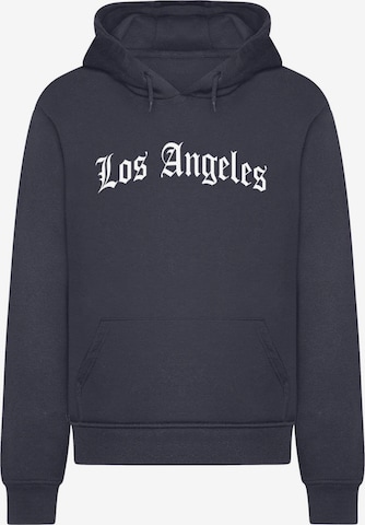 Mister Tee Mikina 'Los Angeles' – modrá: přední strana