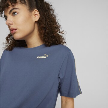 PUMA Functioneel shirt 'ESS+ MINIMAL GOLD' in Blauw