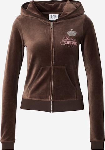 brūns Juicy Couture Sportiska jaka 'HER MAJESTY ROBYN': no priekšpuses