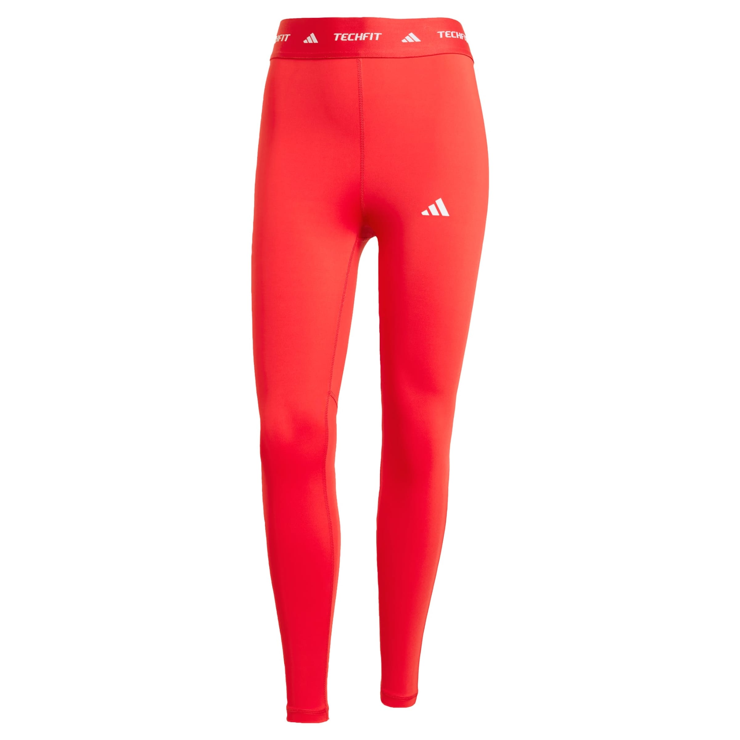 ADIDAS PERFORMANCE Workout Pants in Red: front