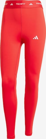 Pantalon de sport ADIDAS PERFORMANCE en rouge : devant