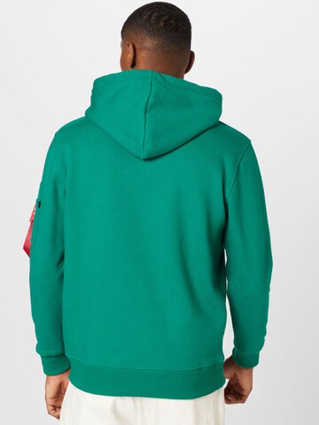 ALPHA INDUSTRIES Mikina - Zelená