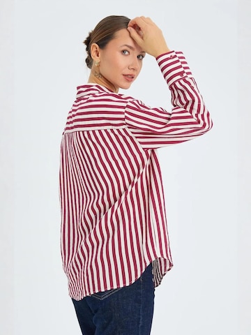 MixRay Blouse in Red
