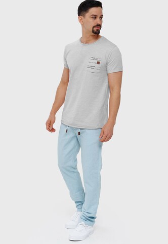 INDICODE JEANS Regular Hose in Blau