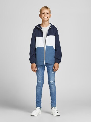 Jack & Jones Junior Φθινοπωρινό και ανοιξιάτικο μπουφάν 'Luke' σε μπλε