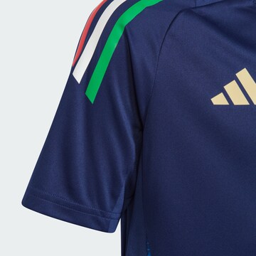 T-Shirt fonctionnel 'Italy Tiro 24' ADIDAS PERFORMANCE en bleu