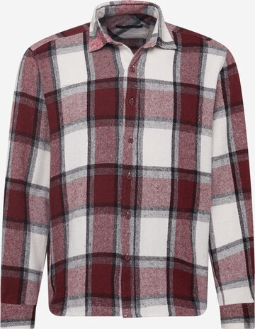 Trendyol Regular fit Button Up Shirt in Red: front