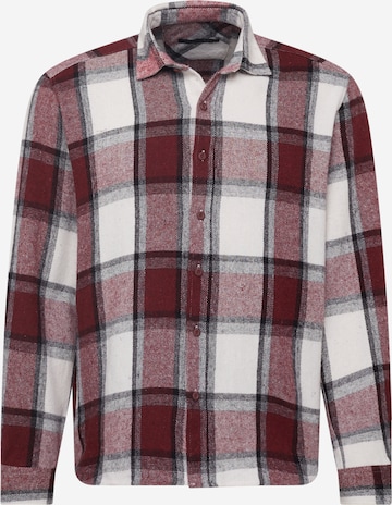 Trendyol Button Up Shirt in Red: front