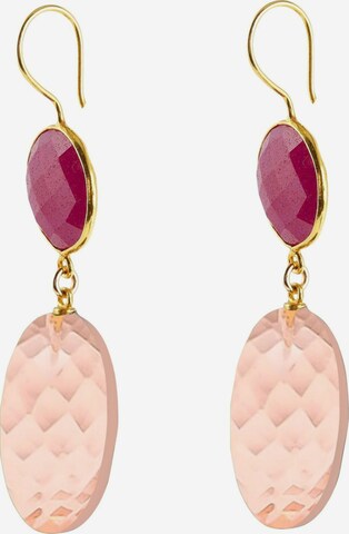 Boucles d'oreilles Gemshine en rose