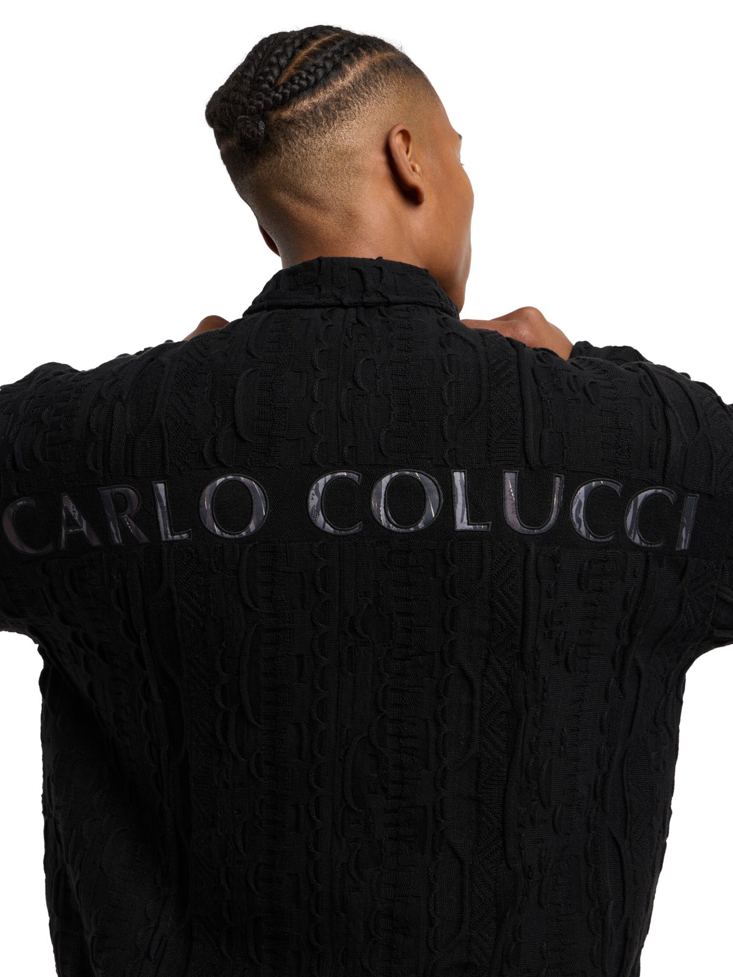 Carlo Colucci Tussenjas 'Dinale' in Zwart