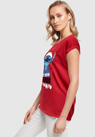 ABSOLUTE CULT Shirt 'Lilo And Stitch - Just How Good' in Red