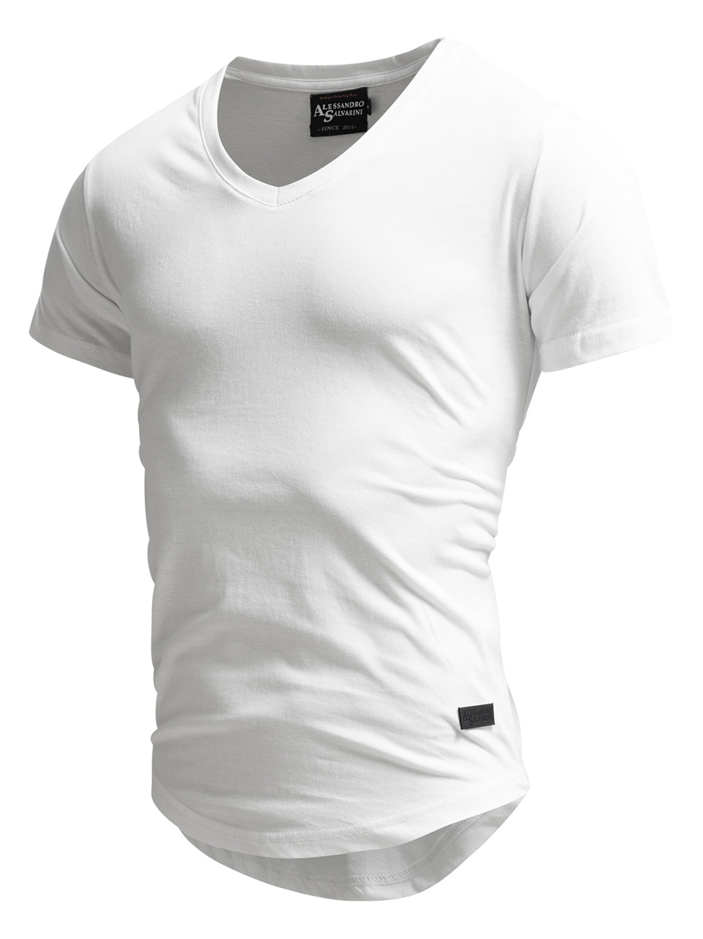 Alessandro Salvarini T-Shirt in Weiß