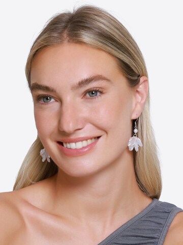 Boucles d'oreilles 'Arabella' Heideman en argent : devant