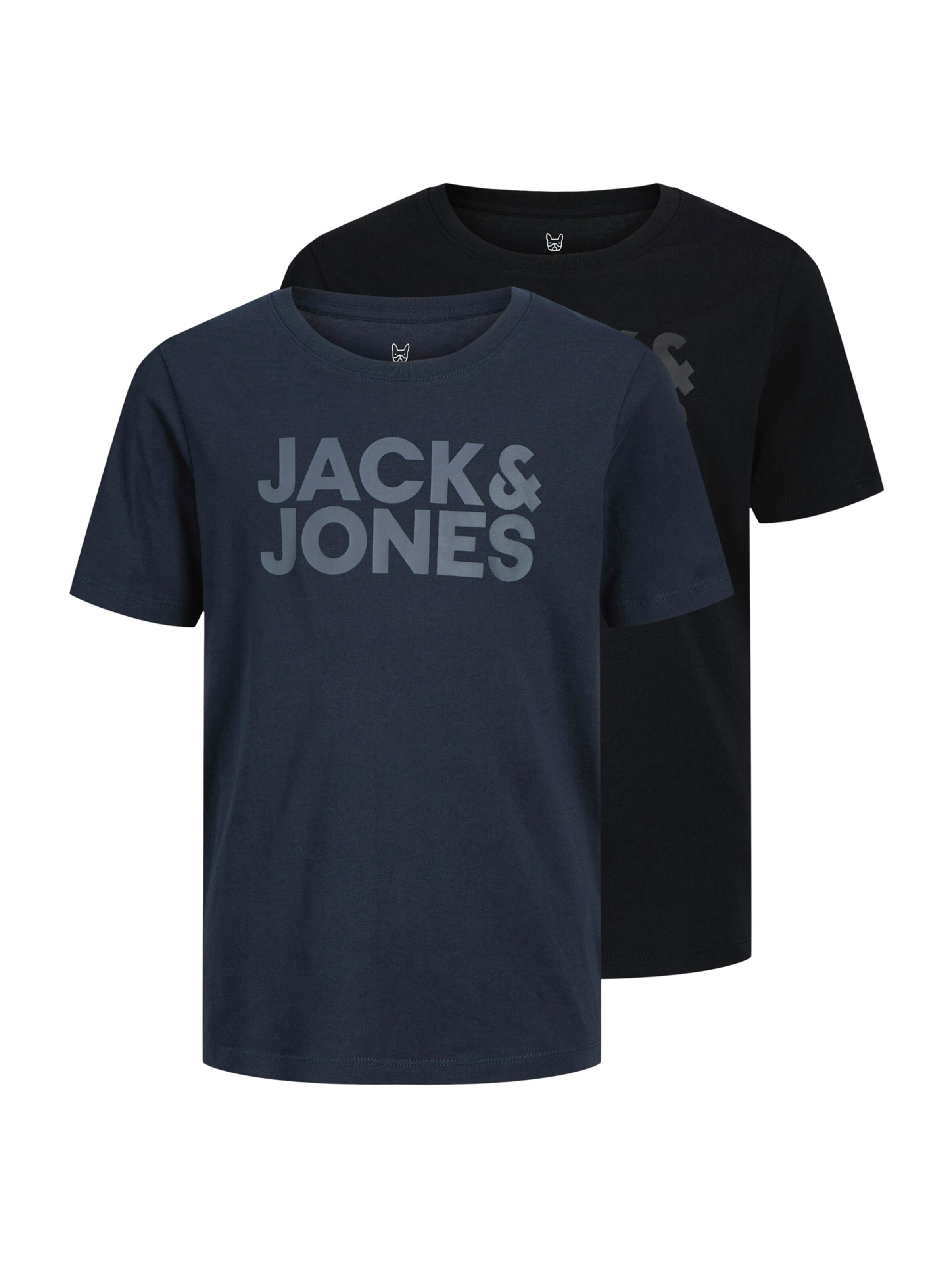 Jack & Jones Junior Tričko – černá: přední strana