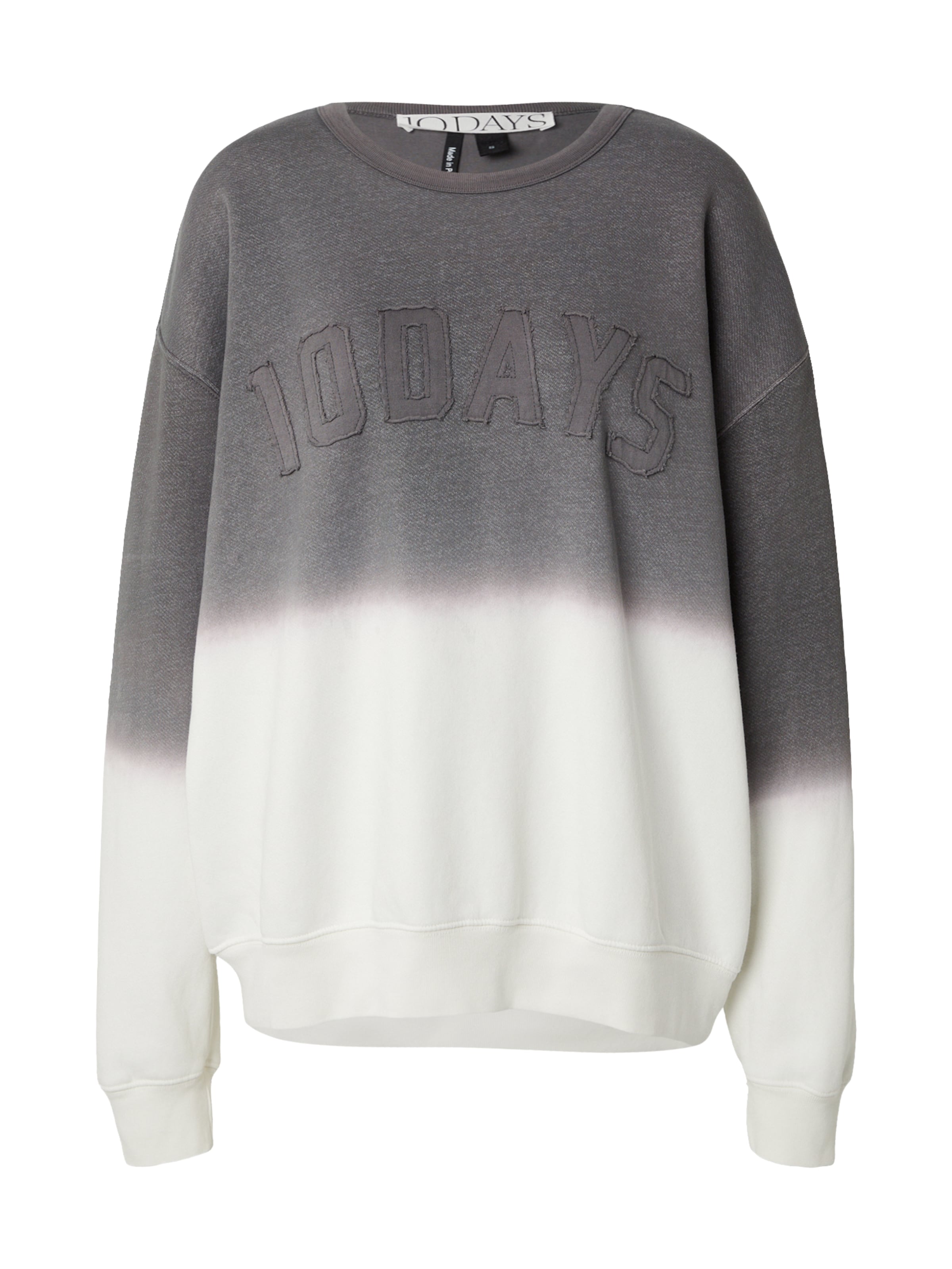 10Days Sweatshirt in Grey: front