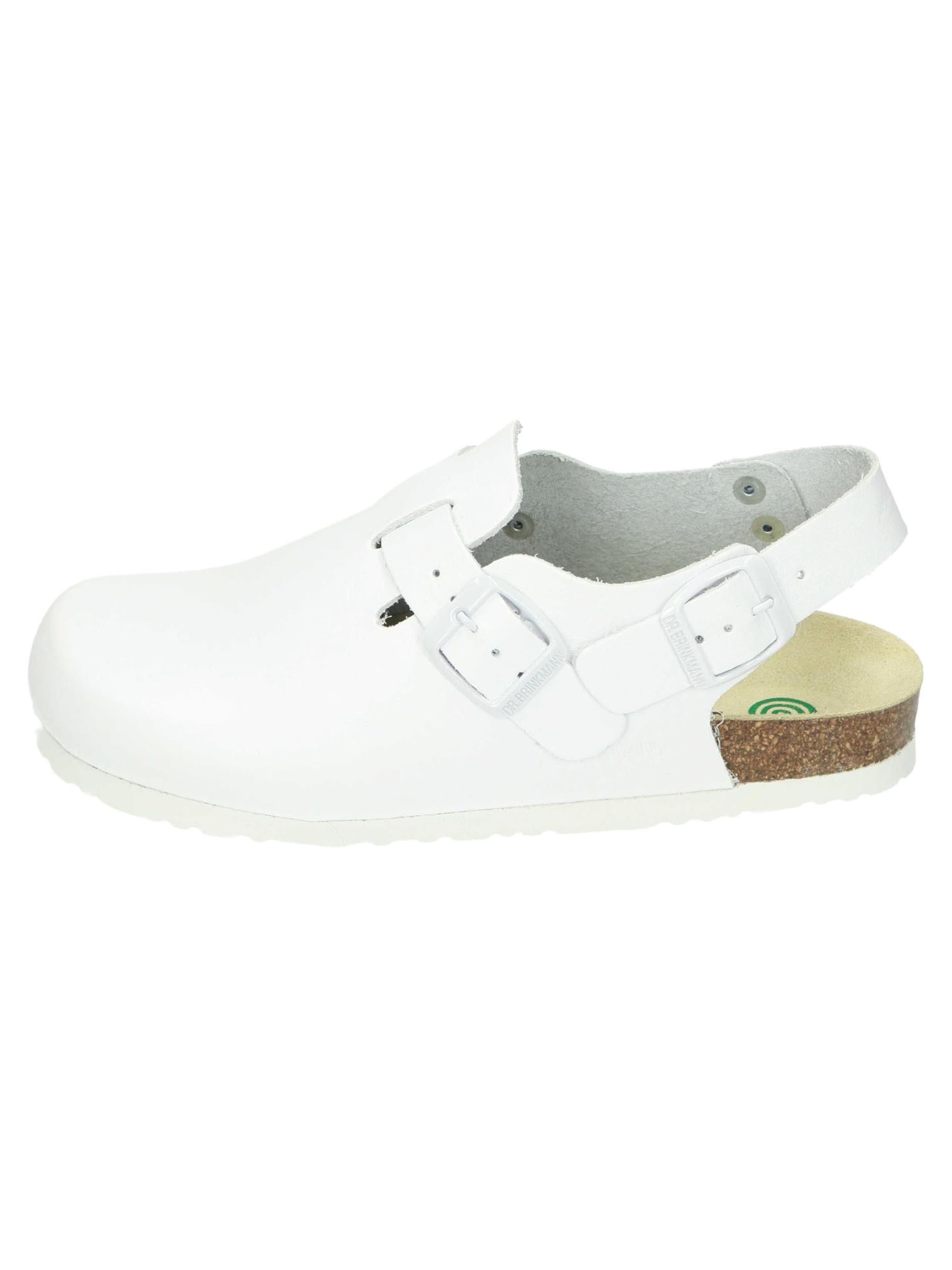 DR. BRINKMANN Clogs 'Nerpio'‌‌ in Weiß: Vorderseite