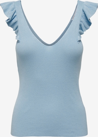 ONLY Knitted top 'LISSIE' in Blue: front