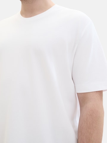 T-Shirt TOM TAILOR Men + en blanc