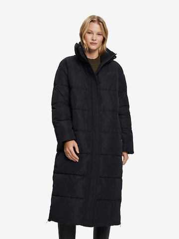 Manteau d’hiver ESPRIT en noir : devant