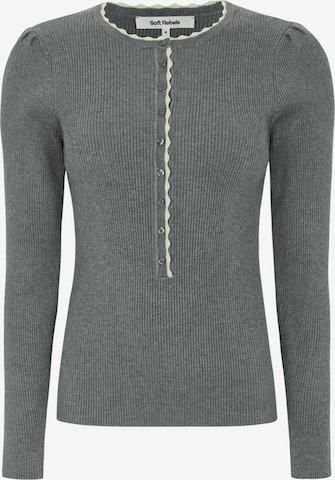Pullover 'SRJude' di Soft Rebels in grigio: frontale