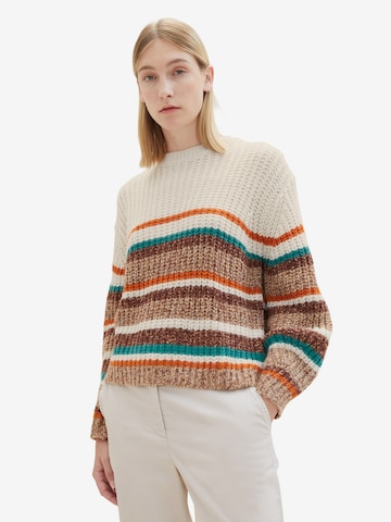 TOM TAILOR Sweater in Beige