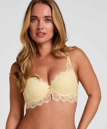 Invisible Soutien-gorge 'Prina' Hunkemöller en jaune : devant
