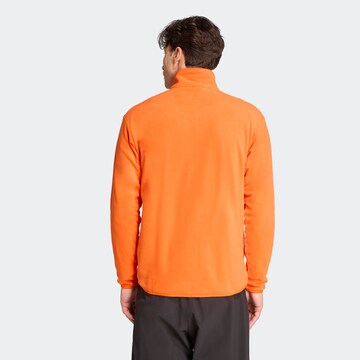 ADIDAS TERREX Athletic Fleece Jacket 'Multi Essentials' in Orange