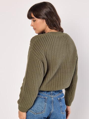 Pull-over ' ' Apricot en vert