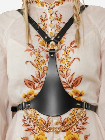 Haute Cuir Riem 'Aveline Body Harness' in Zwart