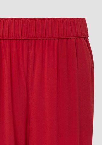 s.Oliver Wide leg Broek in Rood