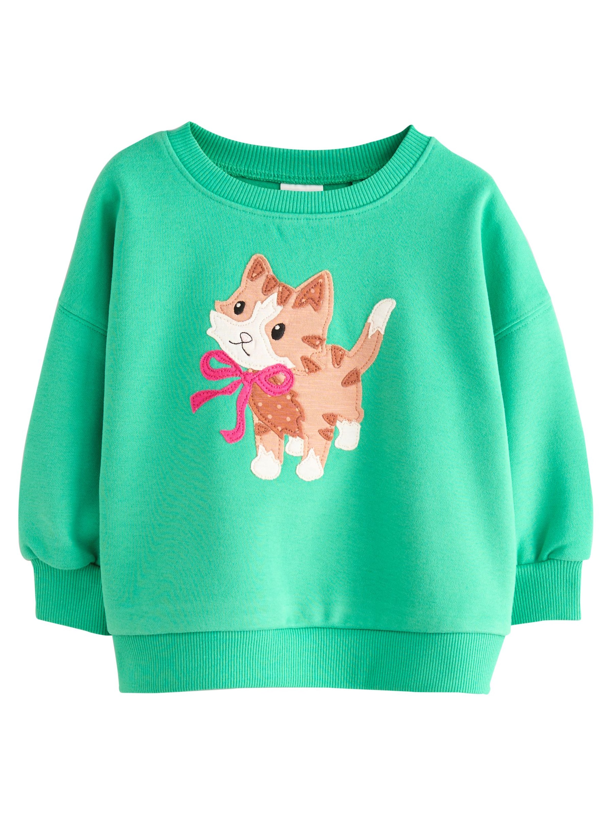 Next Суичър в зелено: отпред