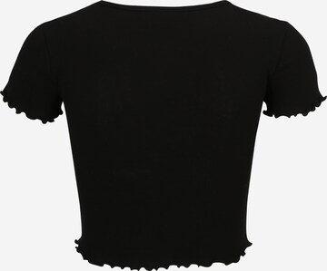 Gina Tricot Μπλουζάκι 'Sandy' σε μαύρο
