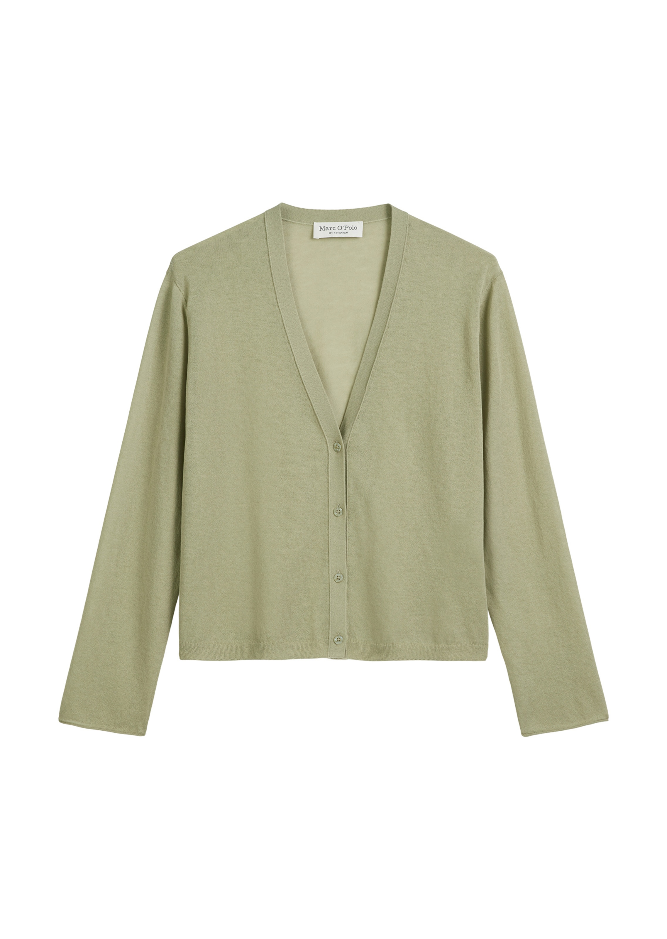 Marc O'Polo Strickjacke in Grün: Vorderseite