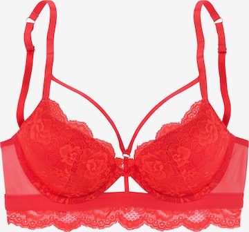 LASCANA Push-up BH in Rood: voorkant